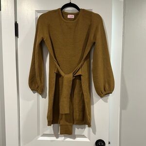 Brown Sweater Dress